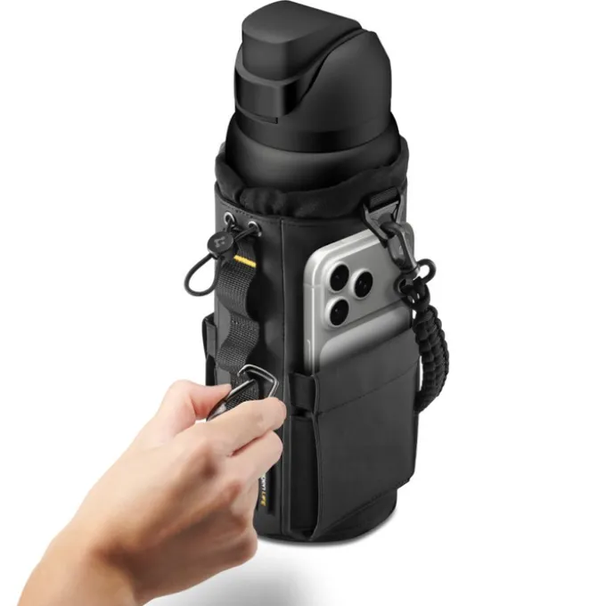 POKROWIEC NA BUTELKĘ SPIGEN LF500 TUMBLER BAG CZARNY