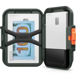 PORTFEL MAGASEF SPIGEN LOCK FIT UNIWERSALNY CARD HOLDER KHAKI ZIELONY