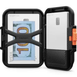 PORTFEL MAGSAFE SPIGEN LOCK FIT UNIWERSALNY CARD HOLDER CZARNY