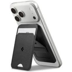 PORTFEL MAGSAFE SPIGEN S314-3 SLIM FOLD UNIWERSALNY CARD HOLDER CZARNY