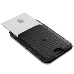 PORTFEL MAGSAFE SPIGEN S314-1 SLIM FOLD UNIWERSALNY CARD HOLDER CZARNY