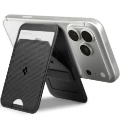 PORTFEL MAGSAFE SPIGEN S314-1 SLIM FOLD UNIWERSALNY CARD HOLDER CZARNY
