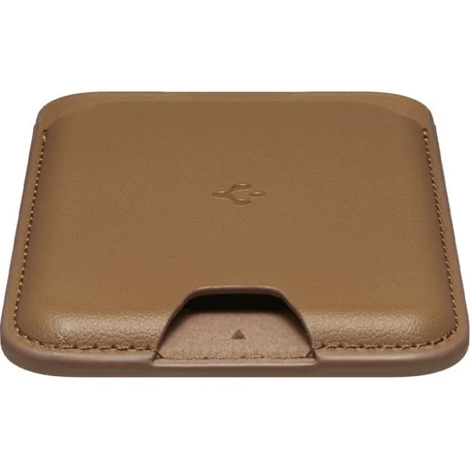 PORTFEL MAGSAFE SPIGEN VALENTINUS UNIWERSALNY CARD HOLDER BRĄZOWY