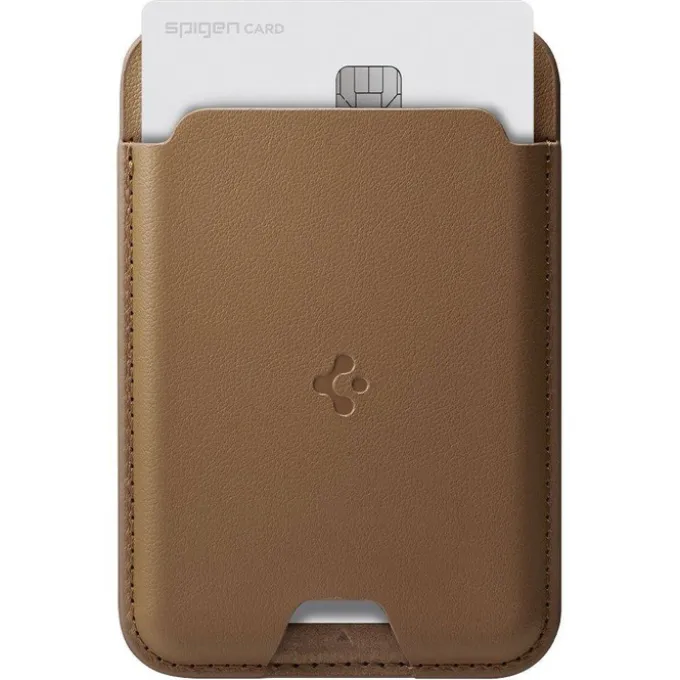PORTFEL MAGSAFE SPIGEN VALENTINUS UNIWERSALNY CARD HOLDER BRĄZOWY