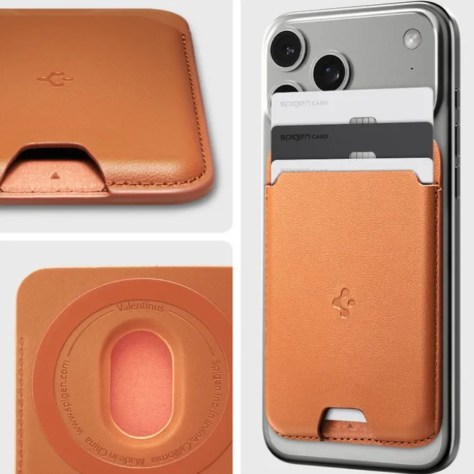 PORTFEL MASAFE SPIGEN VALENTINUS UNIWERSALNY METALLIC ORANGE