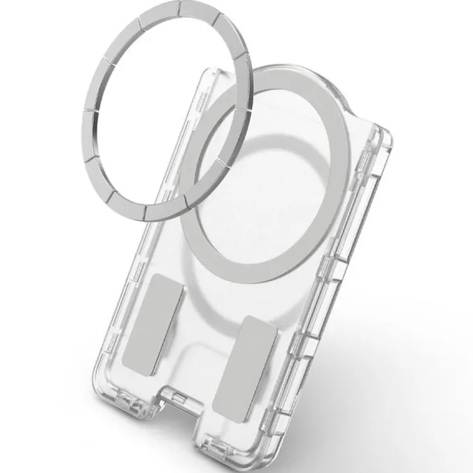 PORTFEL SPIGEN SAMSUNG GALAXY S25 SERIES ULTRA HYBRID WALLET MAGSAFE+ CRYSTAL CLEAR