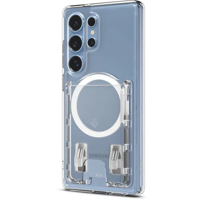 PORTFEL SPIGEN SAMSUNG GALAXY S25 SERIES ULTRA HYBRID WALLET MAGSAFE CRYSTAL CLEAR