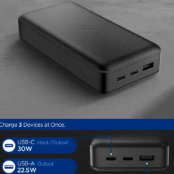 POWERBANK SPIGEN EA3020 POWER BANK 20000 MAH 30W BLACK