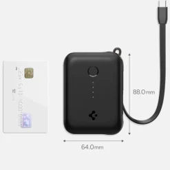 POWERBANK SPIGEN ESSENTAIL EA3010BT POWER BANK 10000 MAH 30W BLACK