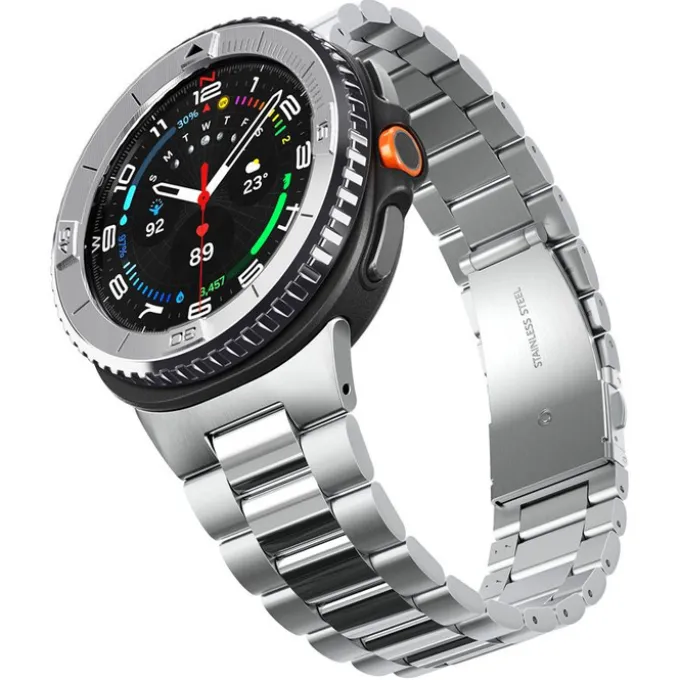 RAMKA SPIGEN SAMSUNG GALAXY WATCH 8 CLASSIC 46MM BEZEL TUNE PILOT SILVER