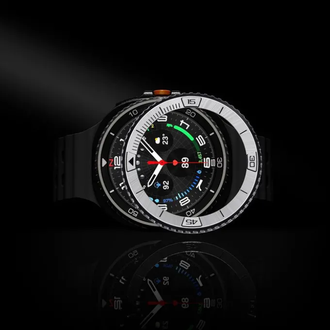 RAMKA SPIGEN SAMSUNG GALAXY WATCH 8 CLASSIC 46MM BEZEL TUNE PILOT SILVER