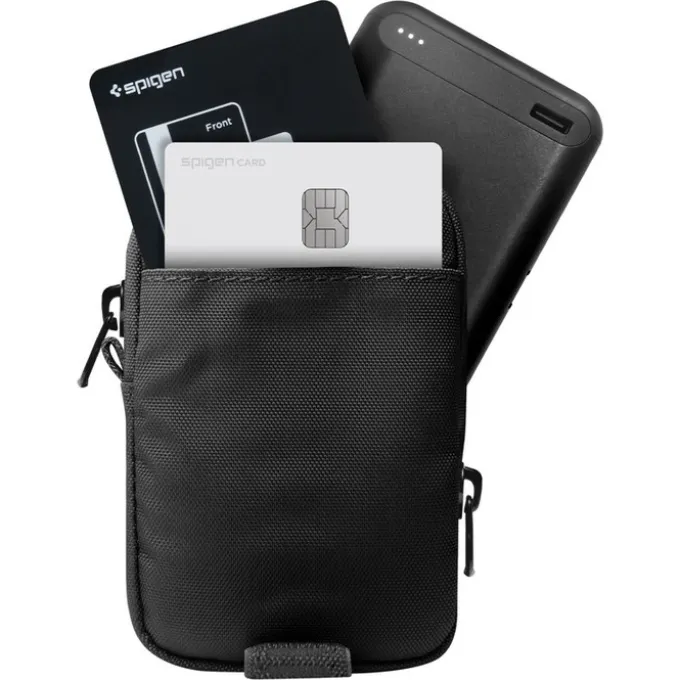 SASZETKA MAGSAFE SPIGEN PORTABLE ORGANIZER POUCH TINTAPZIP MAGSAFE BLACK