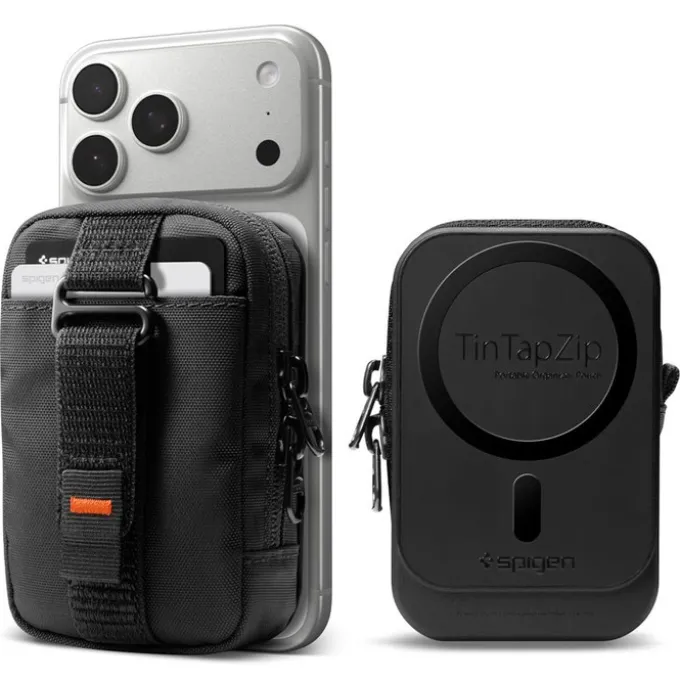 SASZETKA MAGSAFE SPIGEN PORTABLE ORGANIZER POUCH TINTAPZIP MAGSAFE BLACK