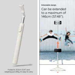 SELFIE STICK SPIGEN S541W BLUETOOTH TRIPOD DUNE BEIGE