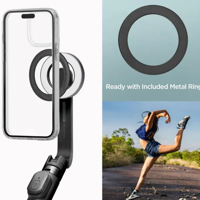 SELFIE STICK SPIGEN S571W MAGSAFE BLUETOOTH STATYW CZARNY