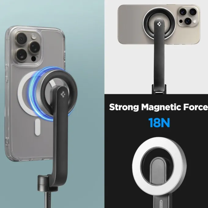 SELFIE STICK SPIGEN S580W MAGSAFE BLUETOOTH STATYW CZARNY