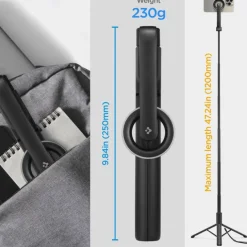 SELFIE STICK SPIGEN S580W MAGSAFE BLUETOOTH STATYW CZARNY