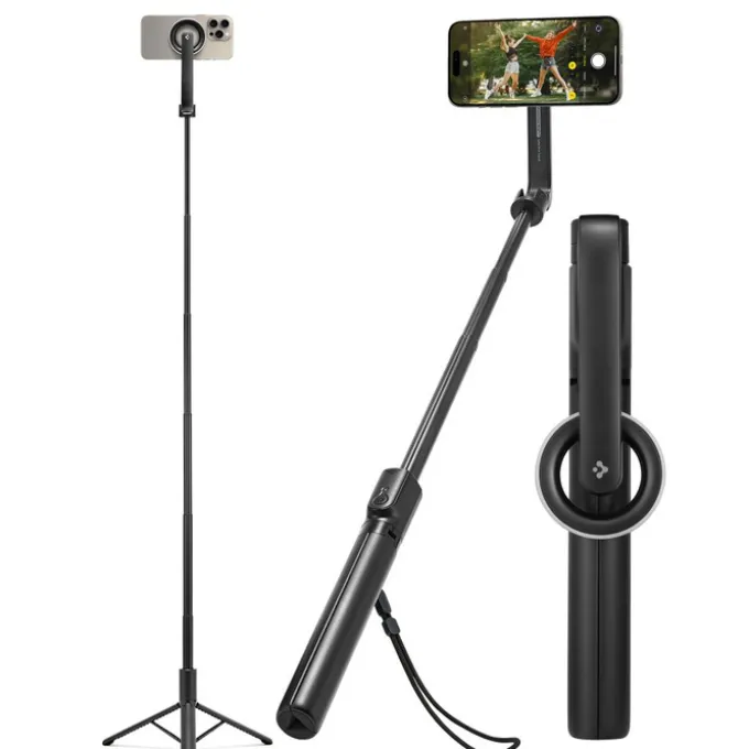 SELFIE STICK SPIGEN S580W MAGSAFE BLUETOOTH STATYW CZARNY
