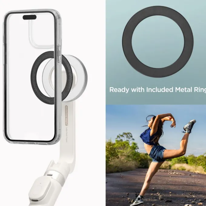 SELFIE STICK SPIGEN S571W MAGSAFE BLUETOOTH STATYW BEŻOWY