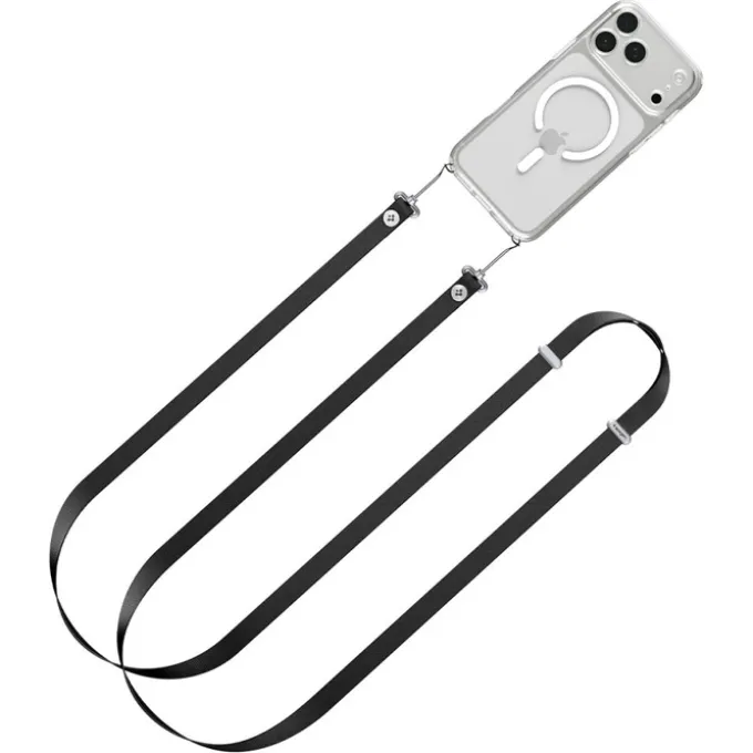 SMYCZ DO TELEFONU SPIGEN DA30L LANYARD STRAP CROSSBODY CZARNY