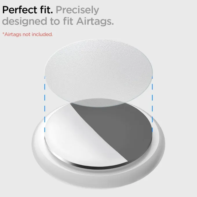 Spigen Airskin 4-Set Apple Airtag Folia Hydrożelowa Matte Clear