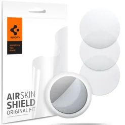 Spigen Airskin 4-Set Apple Airtag Folia Hydrożelowa Matte Clear