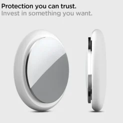 Spigen Airskin 4-Set Apple Airtag Folia Hydrożelowa Matte Clear