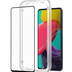 SPIGEN ALM GLASS FC GALAXY M53 5G Szkło hartowane BLACK