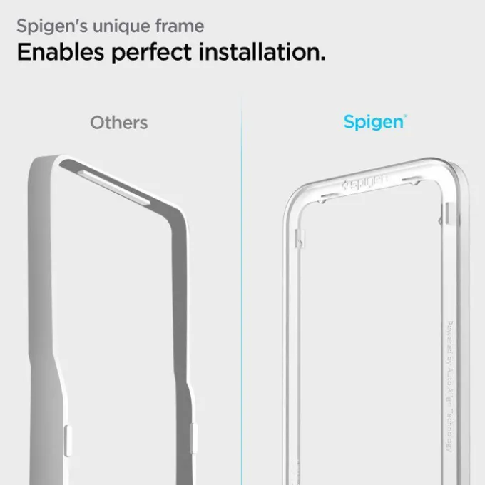 SPIGEN ALM GLASS FC GALAXY M53 5G Szkło hartowane BLACK