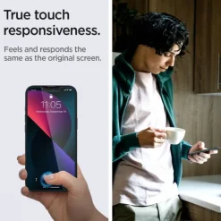 SPIGEN Apple iPhone 13 / 13 Pro / 17E / 16E 2-Pack Privacy Glass Szkło Hartowane