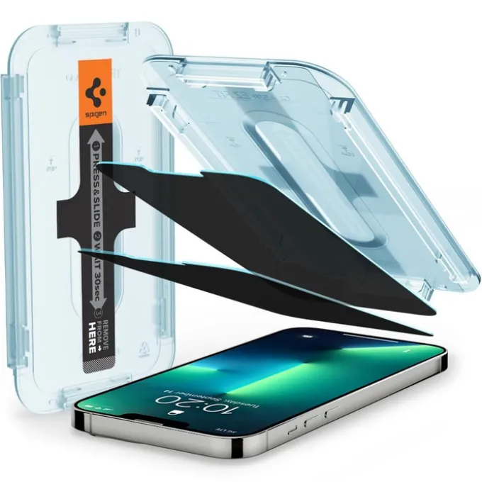 SPIGEN Apple iPhone 13 / 13 Pro / 17E / 16E 2-Pack Privacy Glass Szkło Hartowane