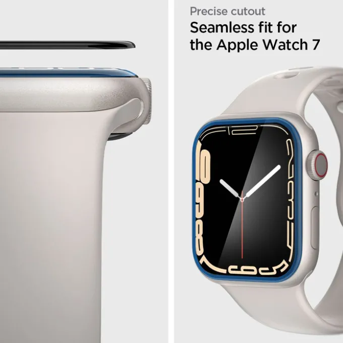 SPIGEN Apple Watch 7 (41 MM) Proflex ”Ez Fit” 2-Pack Szkło Hybrydowe
