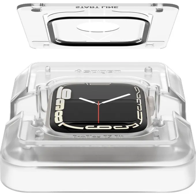 SPIGEN Apple Watch 7 (41 MM) Proflex ”Ez Fit” 2-Pack Szkło Hybrydowe