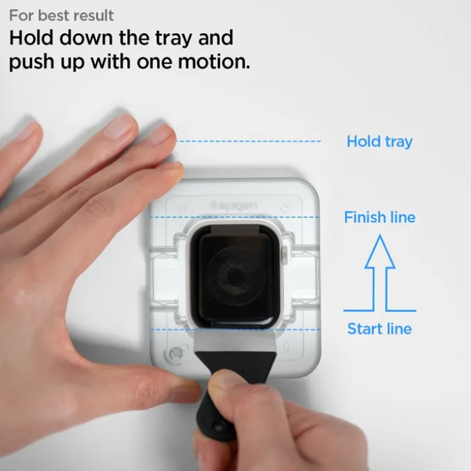 SPIGEN Apple Watch 7 (41 MM) Proflex ”Ez Fit” 2-Pack Szkło Hybrydowe