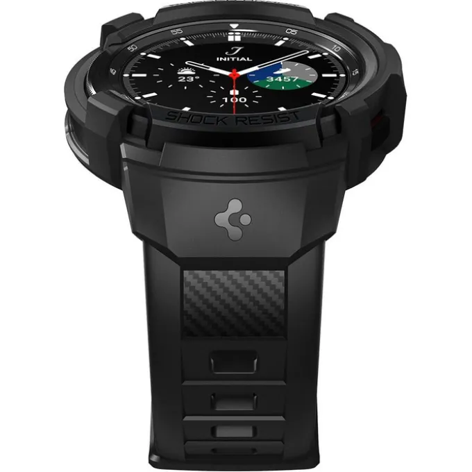 SPIGEN Galaxy Watch 4 Classic 46 MM Rugged Armor ”pro” Matte Black Pasek
