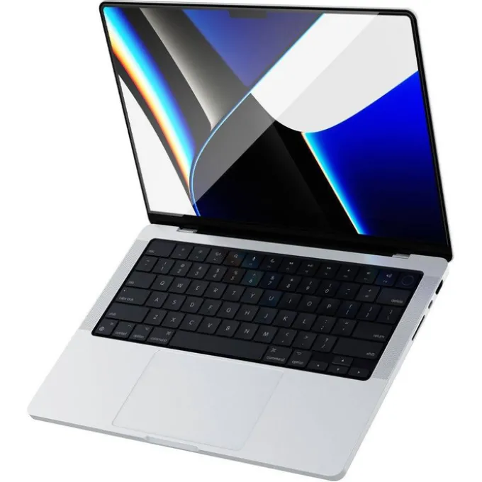 Spigen Glass Fc Macbook Pro 14 2021 Black Szkło hartowane
