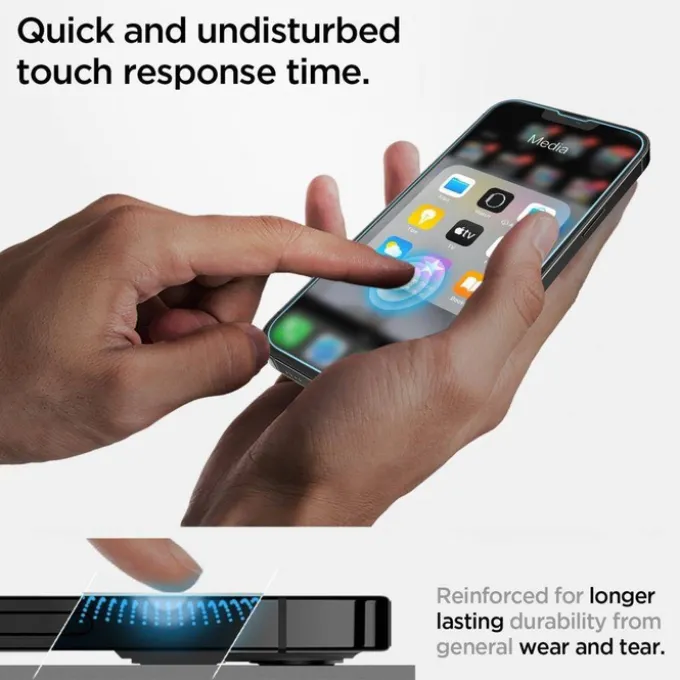 Spigen Glas.Tr ”ez Fit” Apple iPhone 13 Pro Max Szkło Hartowane