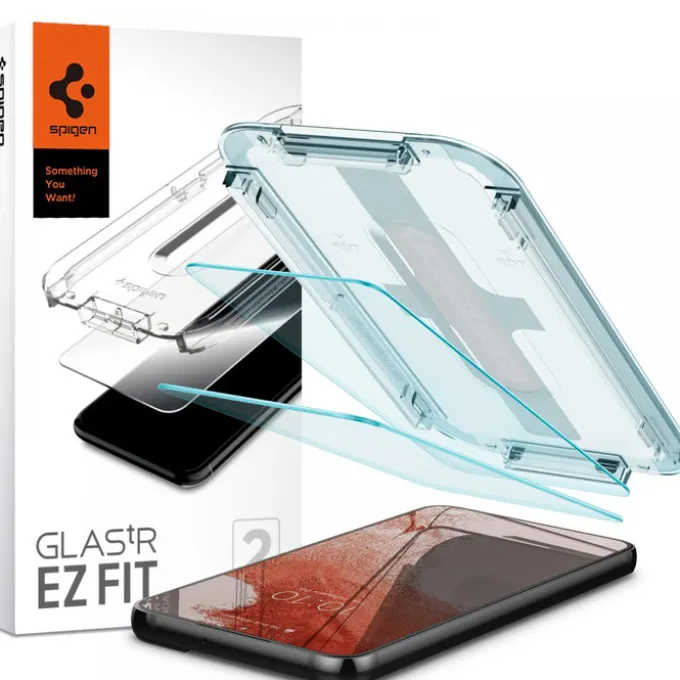 Spigen Glas.Tr ”ez Fit” 2-Pack Samsung Galaxy S22+ Plus SZKŁO HARTOWANE
