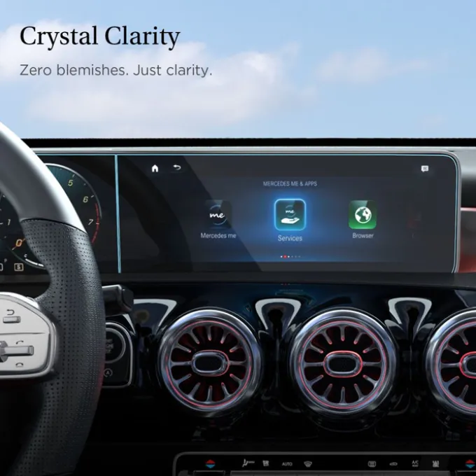 SPIGEN Glas.Tr ”ez Fit” Set Mercedes A-Class 2020 / 2021 Szkło Hartowane