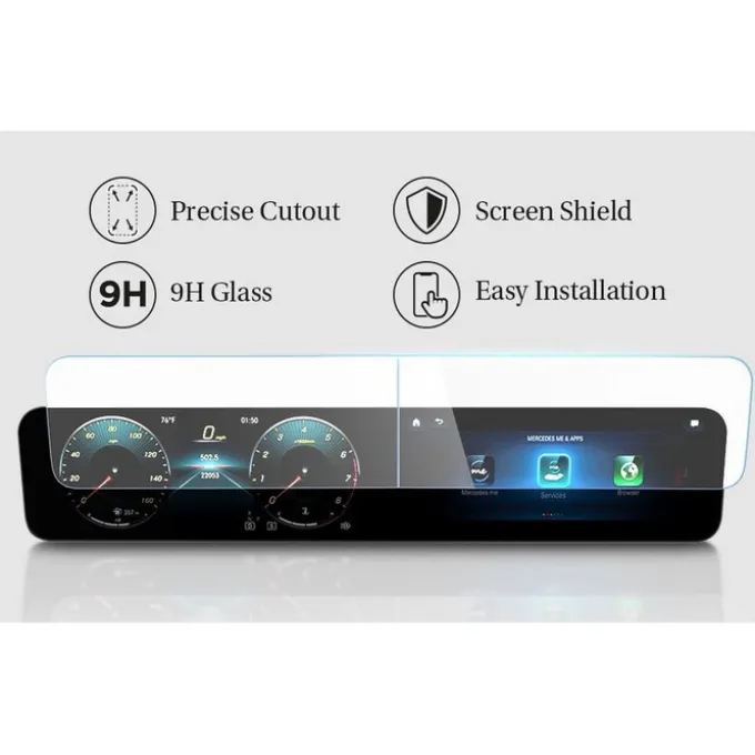 SPIGEN Glas.Tr ”ez Fit” Set Mercedes A-Class 2020 / 2021 Szkło Hartowane