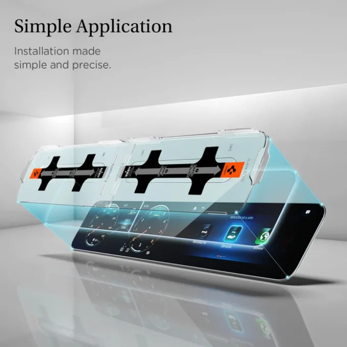 SPIGEN Glas.Tr ”ez Fit” Set Mercedes A-Class 2020 / 2021 Szkło Hartowane