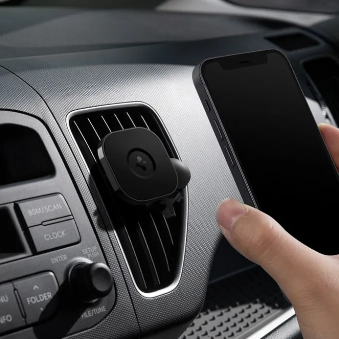 Spigen ITS12 Magnetic Uchwyt Do Kratki Magsafe Vent Car Mount Black