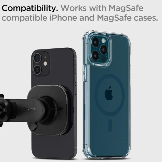Spigen ITS12 Magnetic Uchwyt Do Kratki Magsafe Vent Car Mount Black