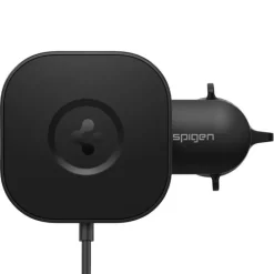Spigen Its12 W Onetap Magnetic Magsafe Vent Car Charger 7.5 W Uchwyt Do Kratki Black