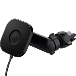 Spigen Its12 W Onetap Magnetic Magsafe Vent Car Charger 7.5 W Uchwyt Do Kratki Black