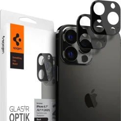 SPIGEN OPTIK.TR CAMERA PROTECTOR 2-PACK IPHONE 13 PRO / 13 PRO MAX GRAPHITE OSŁONA APARATU