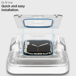 SPIGEN PROFLEX ”EZ FIT” 2-PACK APPLE WATCH 7 8 (45 MM) Szkło Hybrydowe