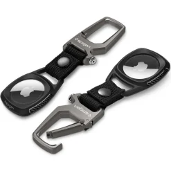 SPIGEN Rugged Armor Apple Airtag Etui Matte Black Case