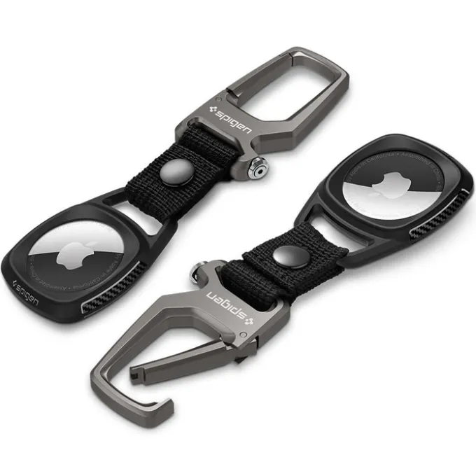 SPIGEN Rugged Armor Apple Airtag Etui Matte Black Case