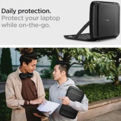 Spigen RUGGED ARMOR POUCH ”PRO” LAPTOP 13-14 ETUI BLACK